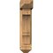 Ekena Millwork Balboa Arts and Crafts Smooth Bracket w/ Offset Brace, Western Red Cedar, 5 1/2"W x 16"D x 24"H BKT0604X16X24BOA03SWR - alternate 4